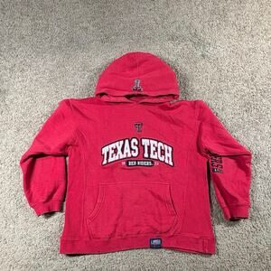 Texas Tech Red Raiders Hoodie J. America Mega‎ Hood Youth Boys Size Large